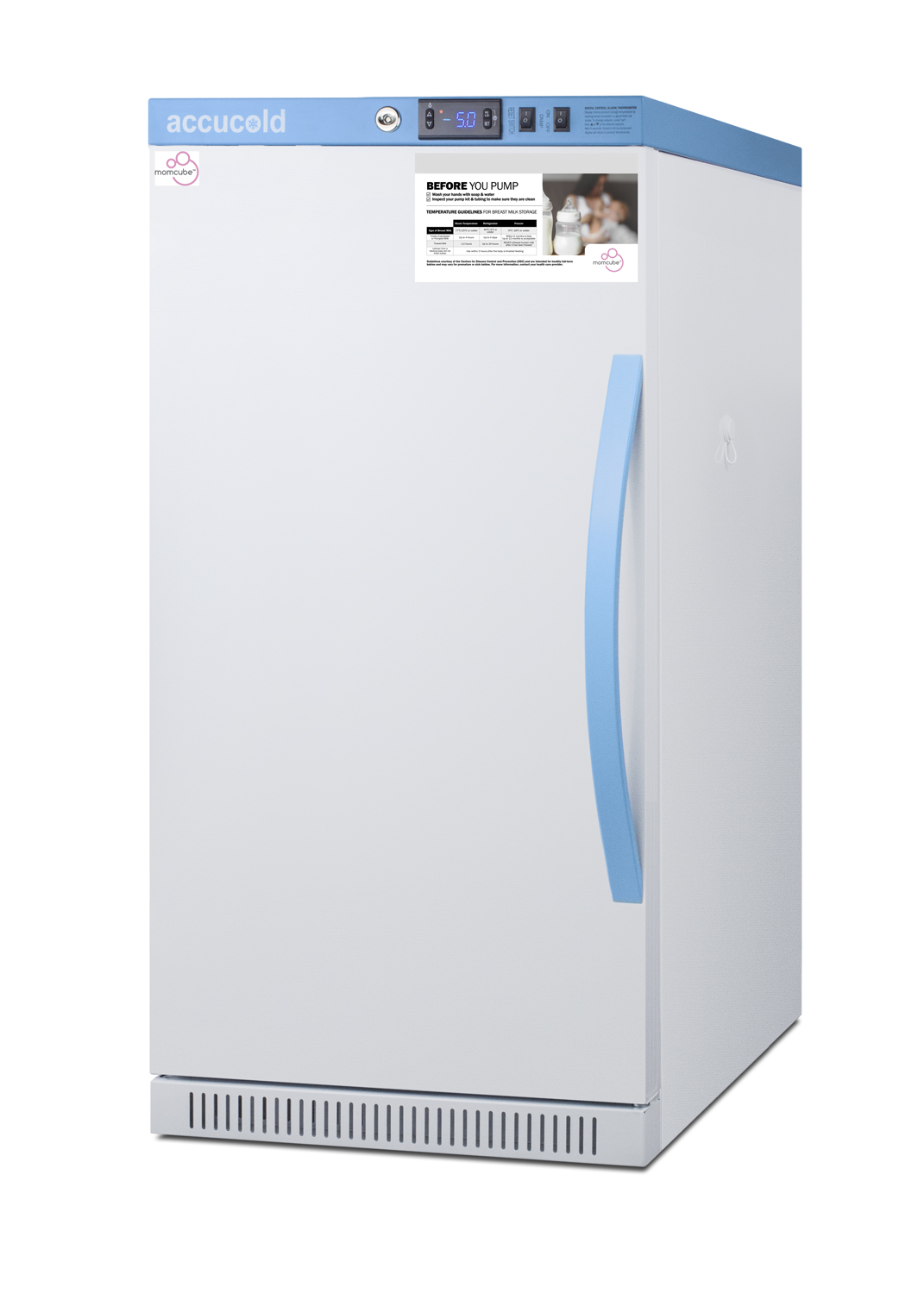 Performance Series 2.47 cu.ft. ADA height purpose-built MOMCUBE breast milk freezer